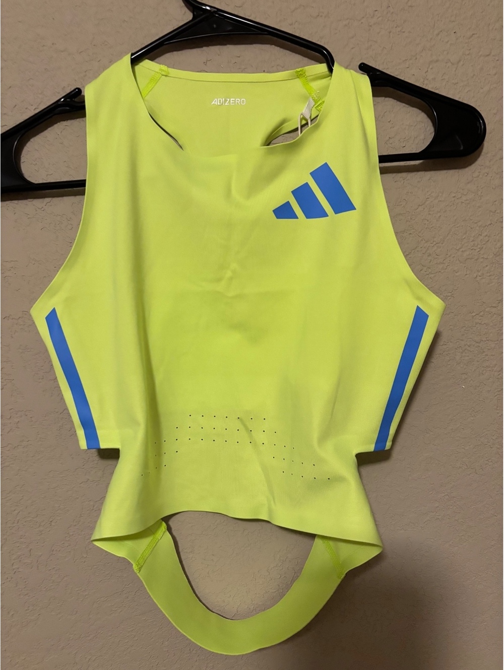 Adidas Adizero RTR Crop Top Running Tank XS